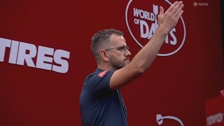 🎯 Łukasz Wacławski  historyczne 180 w PDC [upl. by Shuping]