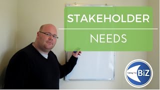 A level Business Revision  Stakeholder Needs [upl. by Eittak]