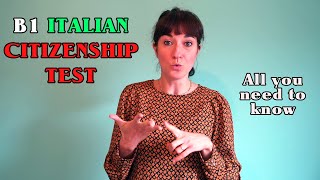 B1 Italian Citizenship test  B1 Cittadinanza [upl. by Mylo]