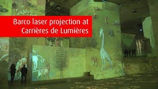 Laser projection brings paintings to life at Carrières de Lumières [upl. by Symons205]