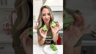 Grinch Strawberry Trees 💔🌲 momhacks christmas christmasdesserts holidaybaking holidayrecipe [upl. by Lisetta]