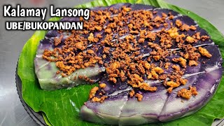 Ube plus Buko pandan Flavor ng ating Kalamay Lansong ngayon kaya Tara luto tayo [upl. by Joline]