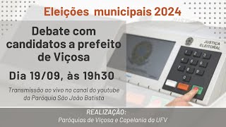 Debate com candidatos a prefeitura de ViçosaMG [upl. by Ainesej]