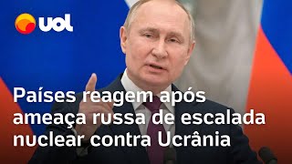 Ameaça nuclear da Rússia Ucrânia com mísseis dos EUA abre uma nova fase na guerra diz chanceler [upl. by Surat]