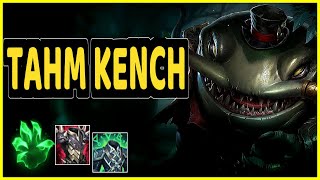 Tahm Kench Climb to Emerald Spirit Visage Boots of Swiftness EUW1 Shield Bash [upl. by Rina]