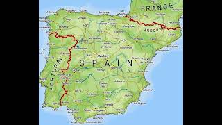 map of Spain [upl. by Eilahtan]