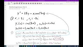 Method of Undetermined Coefficients Part 2 [upl. by Aleciram628]