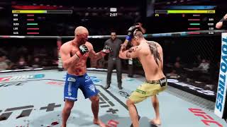 Stand and Bang Boxing and taunting UFC5 [upl. by Sidonius]