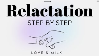 ReLactation step by step video class [upl. by Anerda]