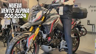 Nueva Vento Alpina 300 2024😱  ¡Una Moto Adventure🔥  Vale la Pena💯 [upl. by Buffo]