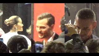 VIDEO Jamie Dornan Liam Payne amp Rita Ora  Paris 6 february 2018 World premiere Fifty Shades Freed [upl. by Tsenrae]