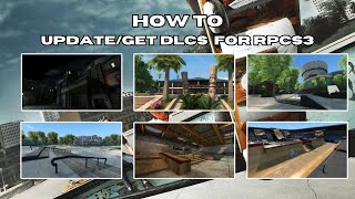 Skate3  HOW TO UPDATEGET DLCS FOR SKATE 3 ON RPCS3 [upl. by Nosro827]