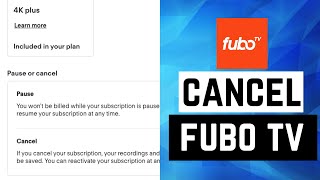 How To Cancel Your Fubo TV Subscription  Full Guide [upl. by Erait]