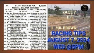 MMTCI LIVE KARERA TIPS amp ANALYSIS OF BATANG PISTA AUGUST 7 2024 WEDNESDAY RACE TIP  500PM [upl. by Ilyah]