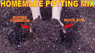 Make Your Own PREMIUM Potting Soil For Half The Cost Of Potting Mix At Big Box Stores [upl. by Southard]