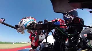 On board brakecam with Scott Redding [upl. by Elleinahc238]