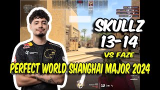 CS2 POV FURIA skullz 1314 vs FaZe Mirage  Perfect World Shanghai Major 2024 [upl. by Lenno]