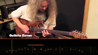 GUTHRIE GOVAN Larry Carlton style with Tab pro automated tab [upl. by Edwards215]