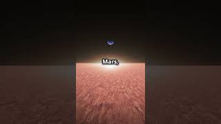 Le coucher de soleil sur Mars viralvideo trending shorts nature sunset mars [upl. by Esinyt]