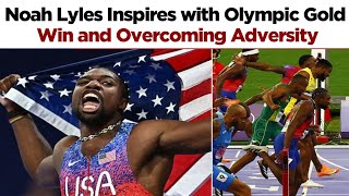 Noah Lyles Inspires with Olympic Gold Win and Overcoming Adversity  BBT sports [upl. by Ativ]