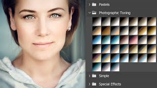 Using the Hidden Color Grading Presets in Photoshop [upl. by Jecho]