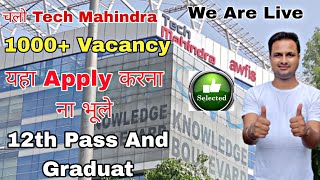 Tech Mahindra Hiring For Banking Voice Process  12th amp Graduate Can Apply  Bpo Jobs In Noida [upl. by Gorga202]