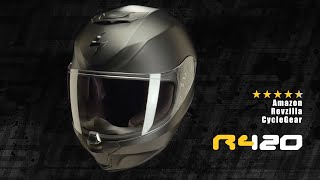 R420 Motorcycle Helmet Features Overview [upl. by Arbrab]