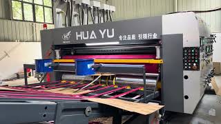 Economicprecisionhigh speed Chinas carton printing slotting diecutting machine [upl. by Ephraim]