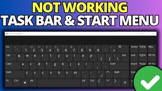 Fix Keyboard Not Working in Taskbar amp Start Menu [upl. by Hamimej]