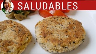 Milanesas de garbanzos  Recetas saludables  Paulina Cocina [upl. by Lokim119]