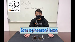 SAVOX Gear Replacement Lesson [upl. by Conley]