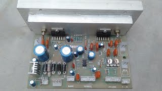 TDA7265 21 tower amplifier circuit connection and testing [upl. by Neltiac]