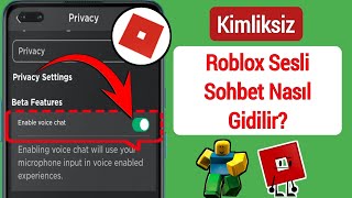 Kimliksiz Roblox Sesli Sohbet Nasıl Alınır  Roblox Sesli Sohbet Nasıl Etkinleştirilir 2024 [upl. by Alah]