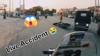 live Accident in Panipat 😭😭😭😱😱 Banda Bach gaya [upl. by Annohs]