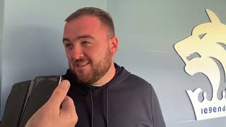 CFCTV Calum McIntyre post match Pontefract Collieries h [upl. by Aylmer455]