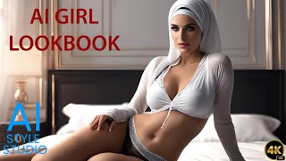 Arabian Glamour Reimagined in AI Art Lookbook Girl Video [upl. by Yde481]