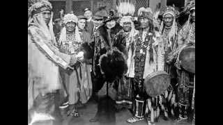 Glacier Park Indians  Medicine Song 1914 Blackfoot Indian Tribe Blackfeet [upl. by Eidas]