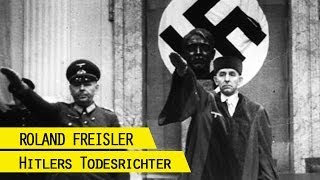 Roland Freisler  Präsident des Volksgerichtshofes Ausschnitt aus quotGeheime Reichssachequot [upl. by Ahsakat]