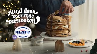 Pannenkoekentaart met Philadelphia amp gesmolten Milka chocolade 😋 [upl. by Notlimah]