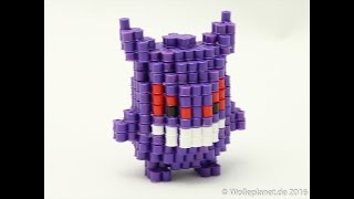 Perler Bead 3D Gengar [upl. by Georgeanna]