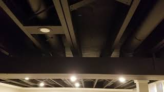 Painting the basement ceiling  finished [upl. by Huebner]