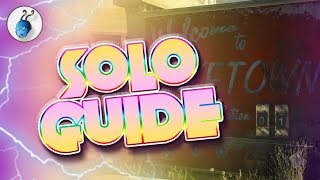 ALPHA OMEGA  EASY SOLO EASTER EGG GUIDE Black Ops 4 Zombies [upl. by Sussna]