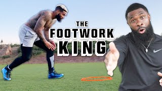 How NFL Players Train to Become ELITE Meet the Footwork King [upl. by Ecinuahs]