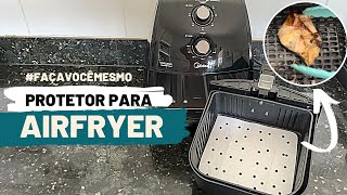 DICA EXPRESS PROTETOR DESCARTÁVEL PARA AIRFRYER  AIRFRYER SEM GRUDAR  PAPEL PARA AIRFRYER [upl. by Robbie]