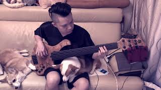 Obscura Diluvium Ekpyrosis Fretless bass cover [upl. by Catrina620]