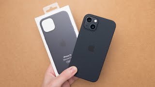 iPhone 13 Midnight Silicone Case Review Is It Worth It [upl. by Anawak536]