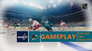 NHL 25  San Jose Sharks Vs Washington Capitals  TTC 11062024 [upl. by Anim]