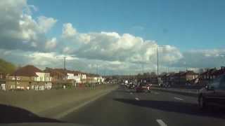 A car drive from Birmingham to London via the M40 motorway amp then the A40 trunk road [upl. by Allecsirp839]