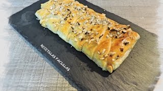 Receta Trenza de Hojaldre de Chocolate Blanco [upl. by Roshan201]