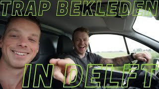 Trap Bekleden Met PVC In Delft [upl. by Aserehtairam190]